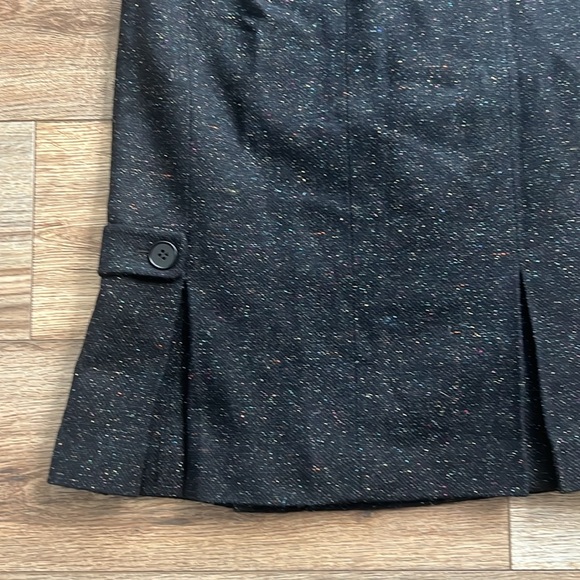 Women’s Wool Black and Rainbow Speckled Talbots Skirt - Picture 2 of 5